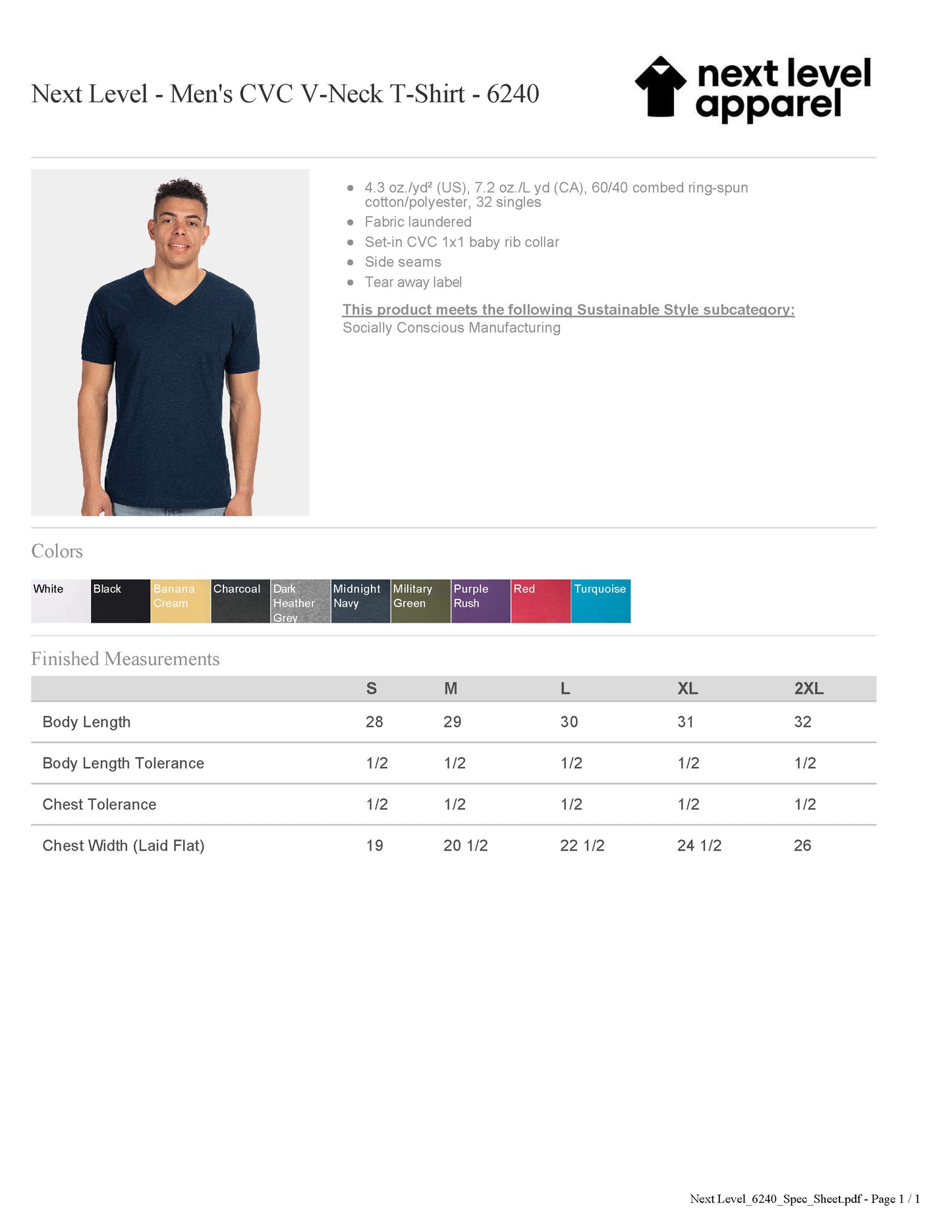 HOLLEB ACRES Circle V Neck Tee