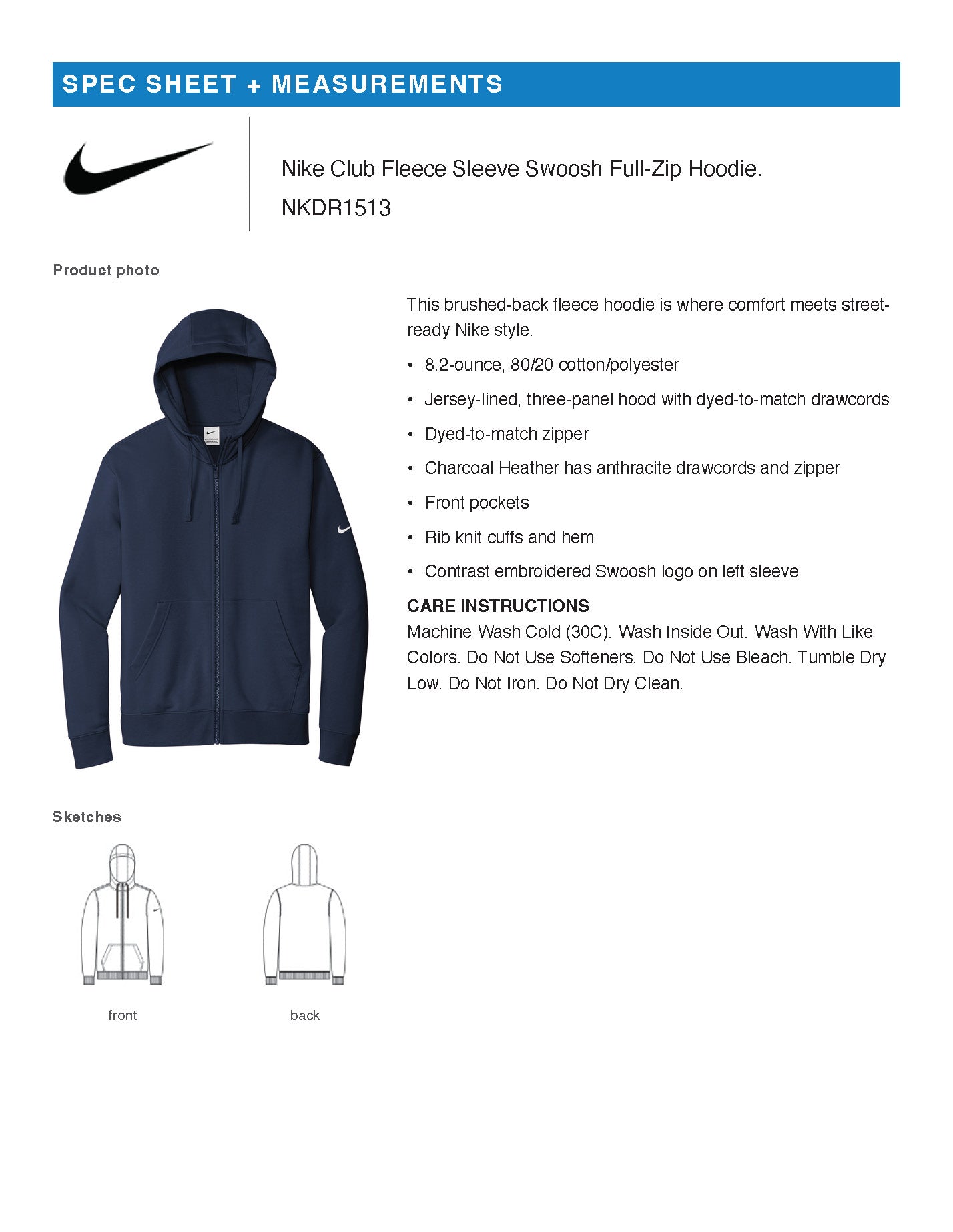 CARUSO STAFF Embroidered Zip Up (Full Zip)