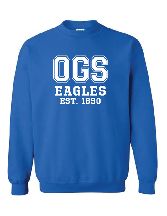 OAK GROVE Collegiate Crew Neck Pullover