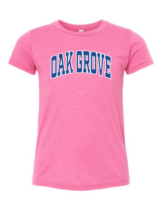 OAK GROVE Pink Campus Tee