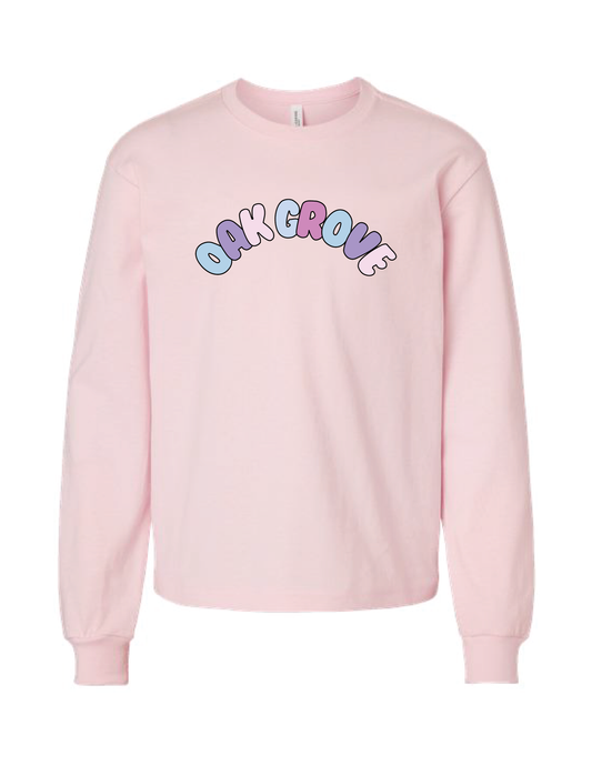 OAK GROVE Pastel Bubble Long Sleeve Tee