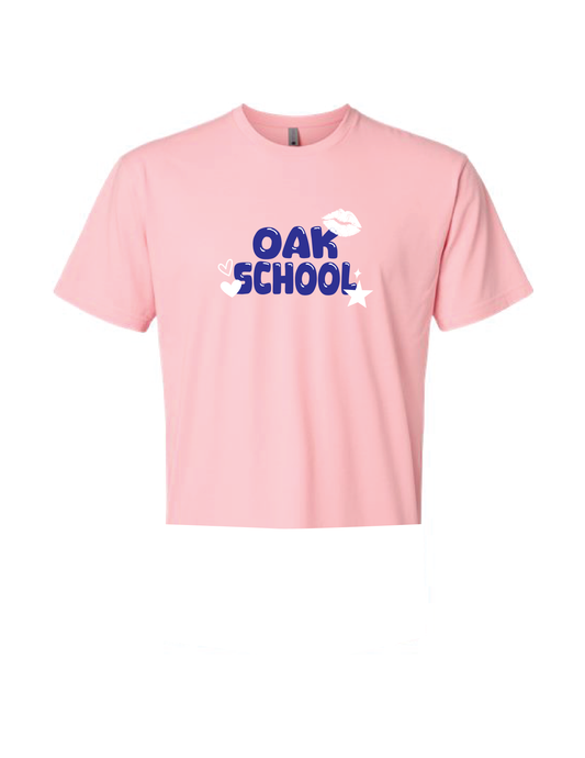 OAK SCHOOL Love & Kisses Boxy Tee