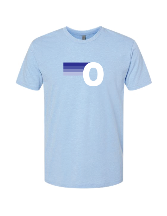 OAK SCHOOL Ombre Blue Stripes Tee