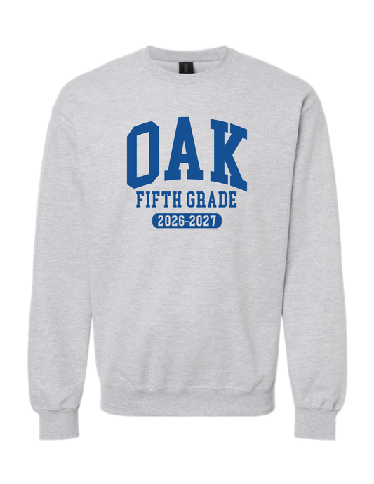 OAK SCHOOL 5TH GRADE Collegiate Crew Neck