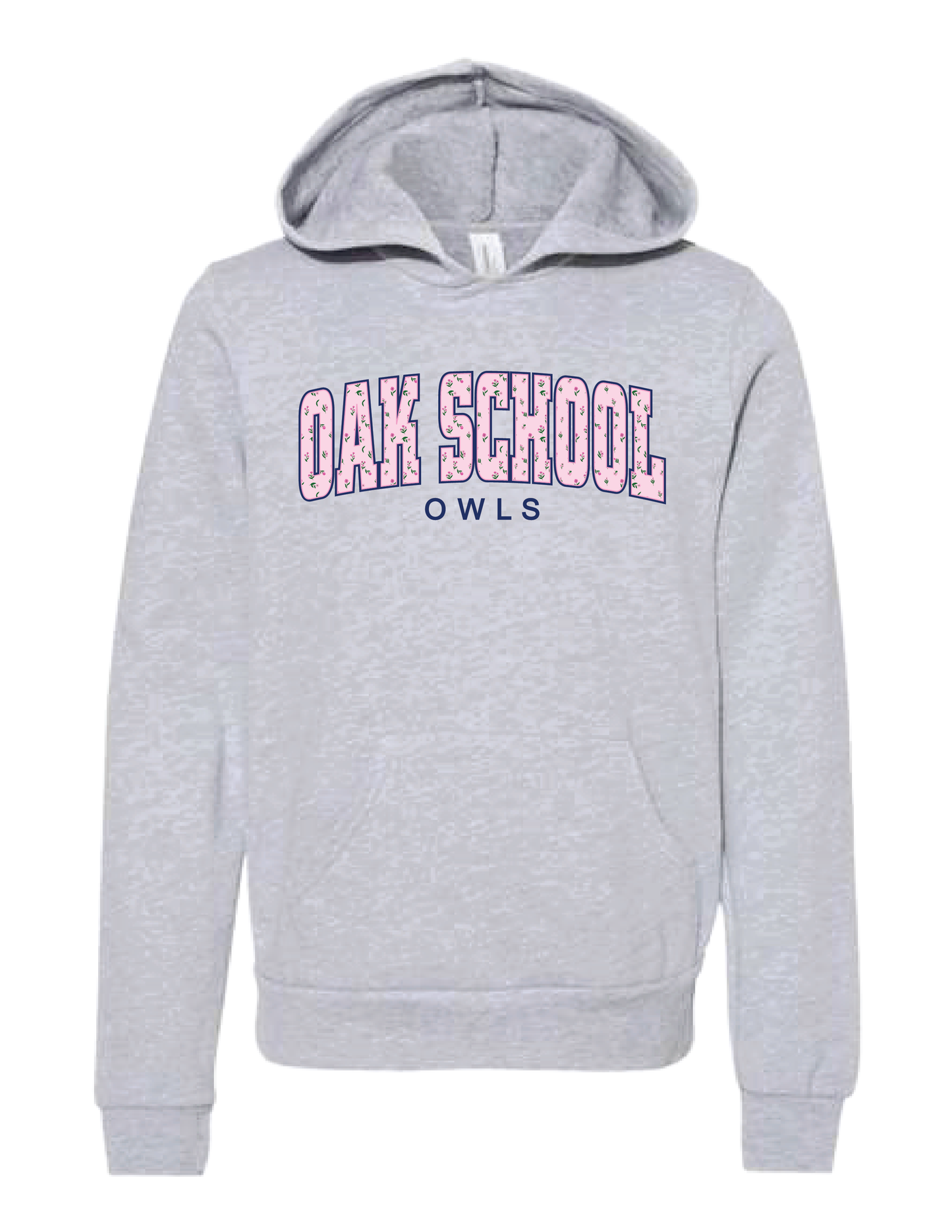OAK SCHOOL Floral Campus Hooded Pullover