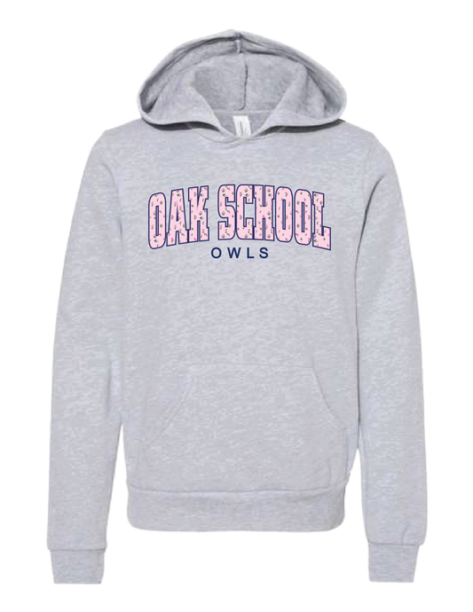 OAK SCHOOL Floral Campus Hooded Pullover
