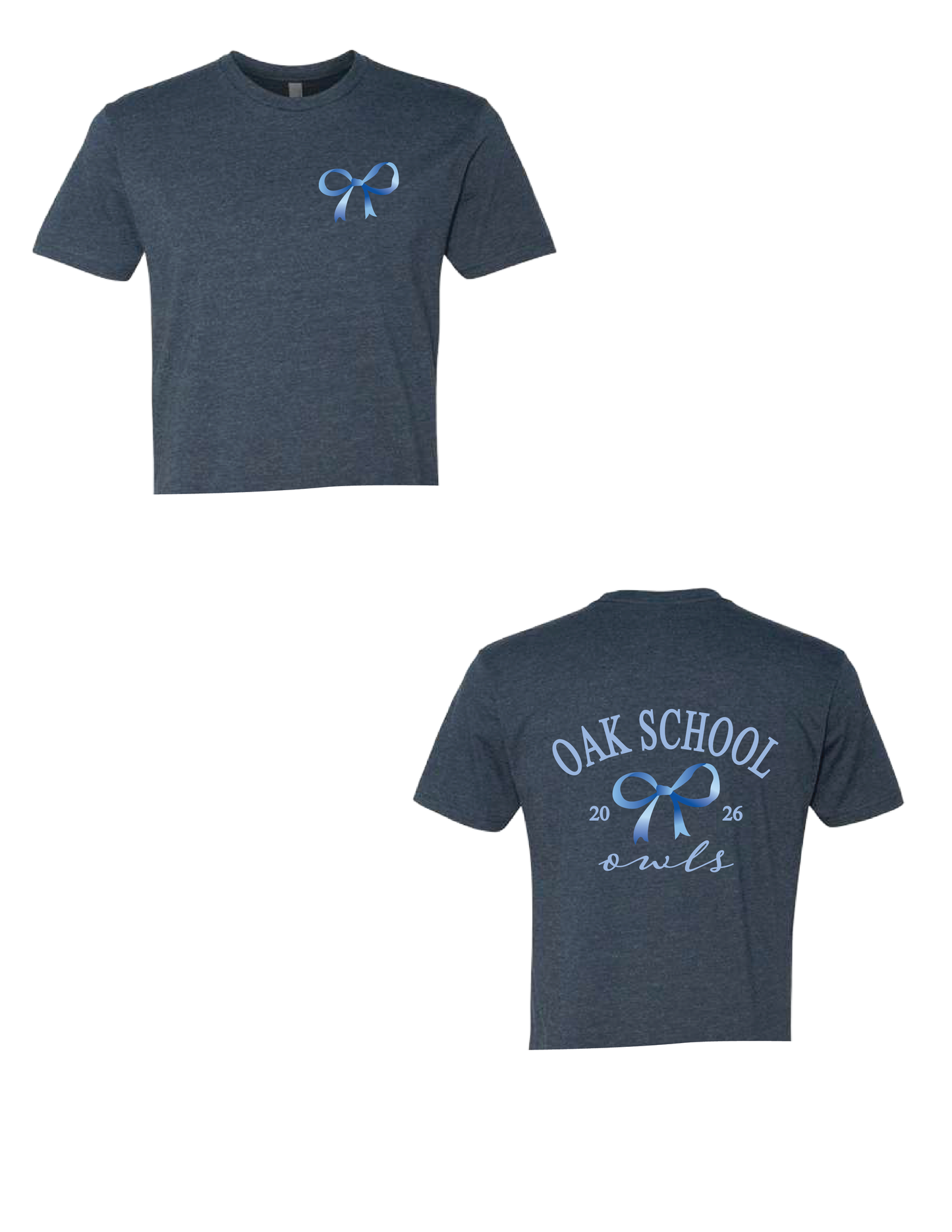 OAK SCHOOL Vintage Bow Tee