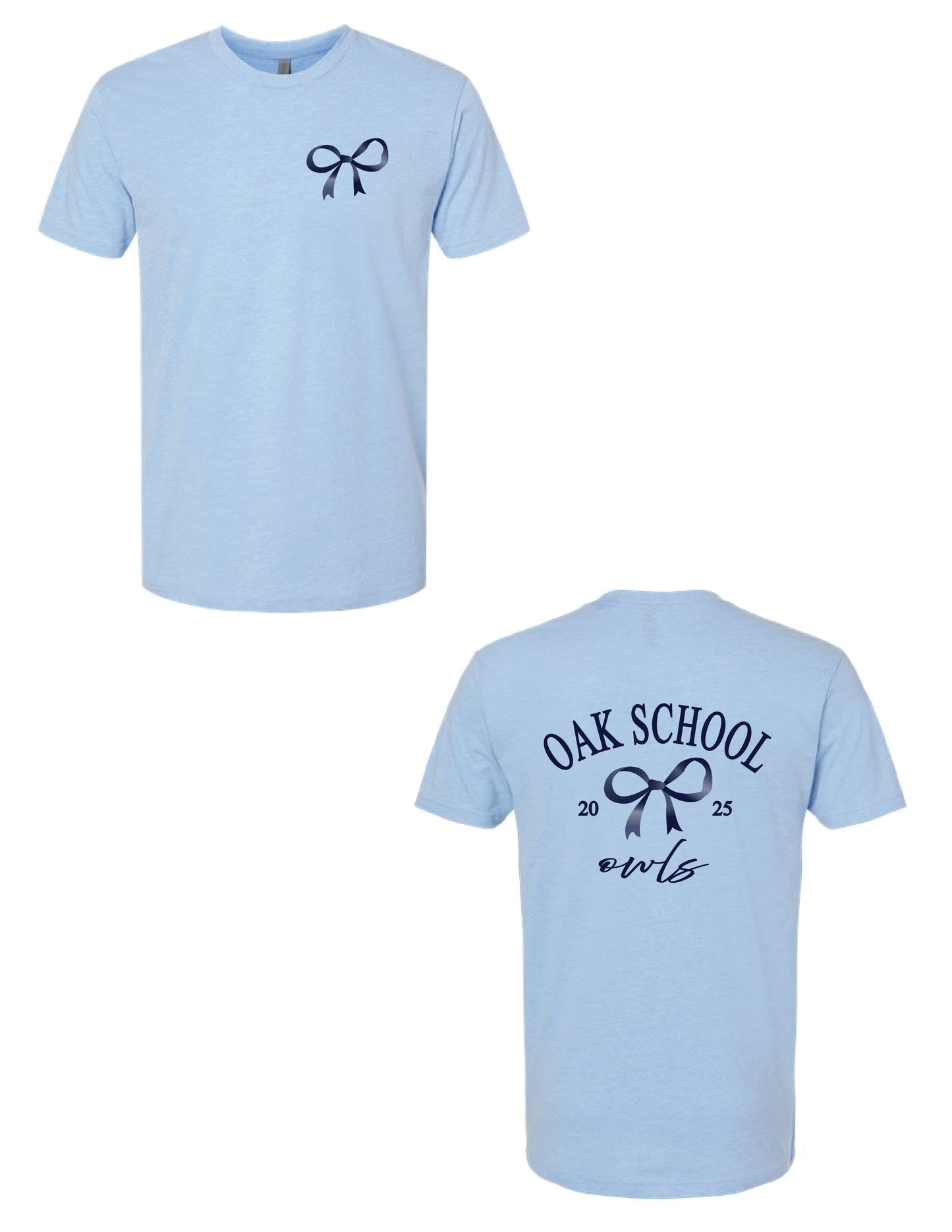 OAK SCHOOL Vintage Bow Boxy Tee