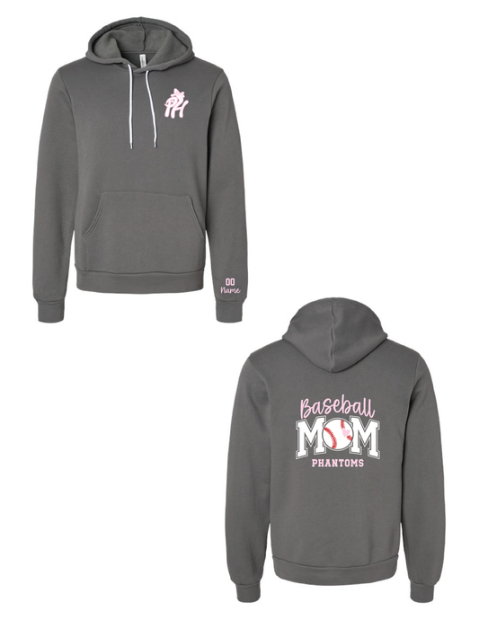 PHANTOMS Personalized Baseball Mom Hooded Pullover