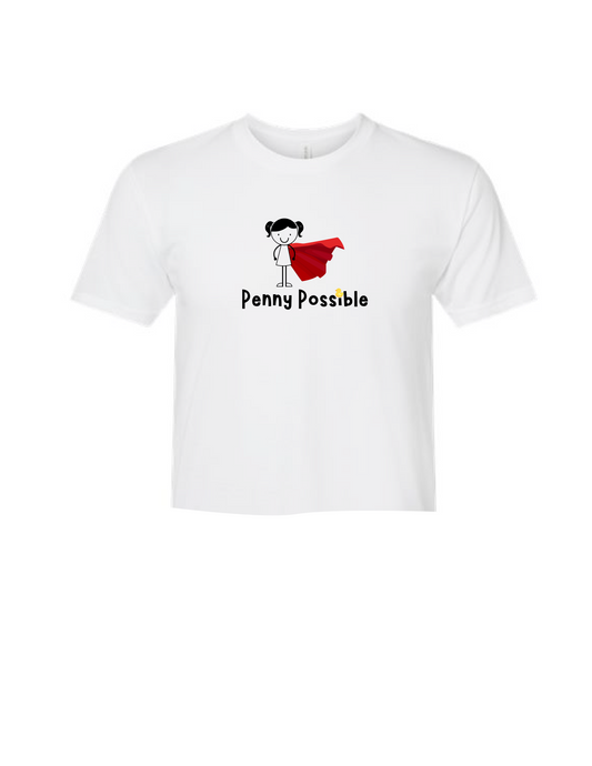 PENNY POSSIBLE Boxy Logo Tee