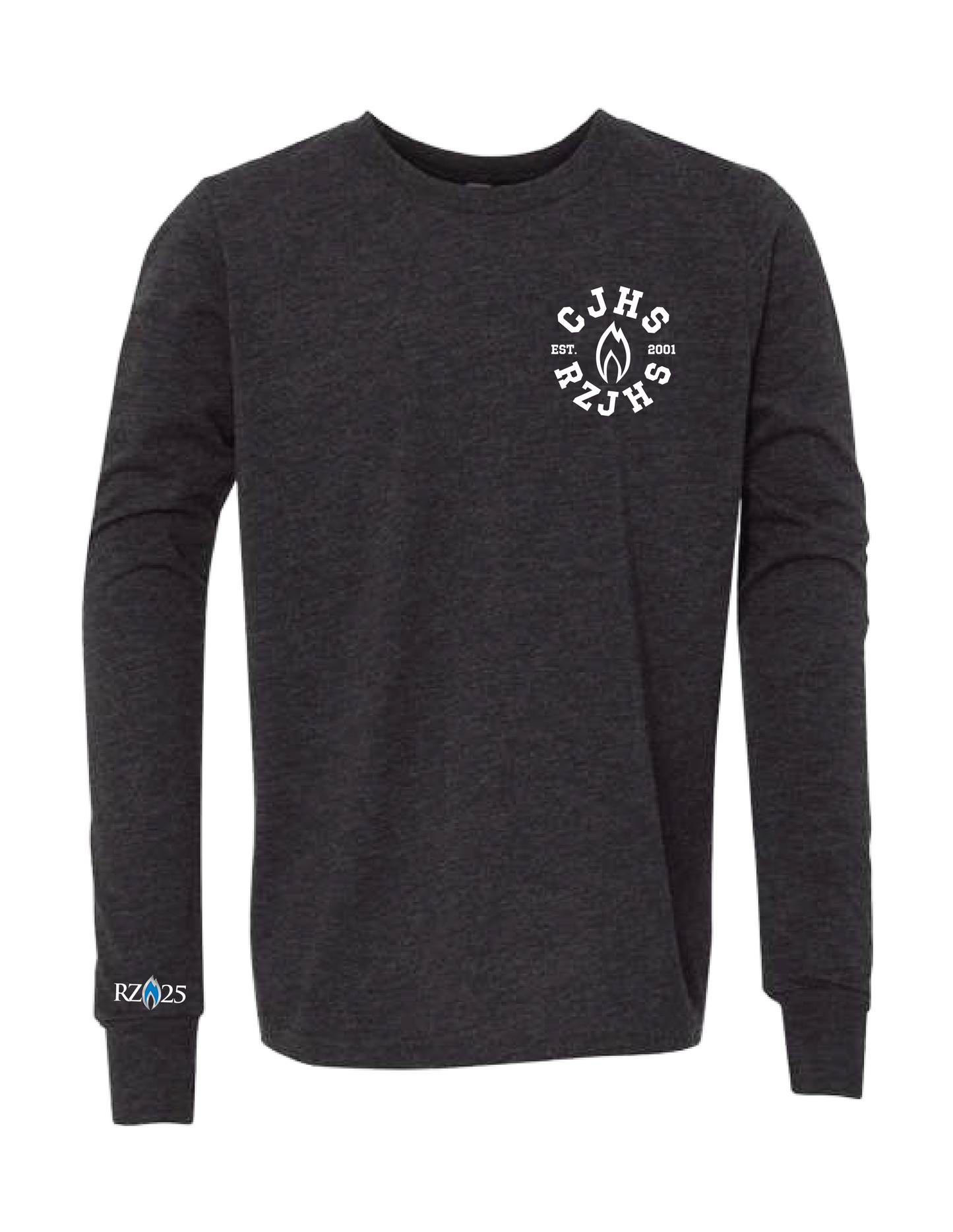 CJHS/RZJHS Circle Charcoal Long Sleeve Tee