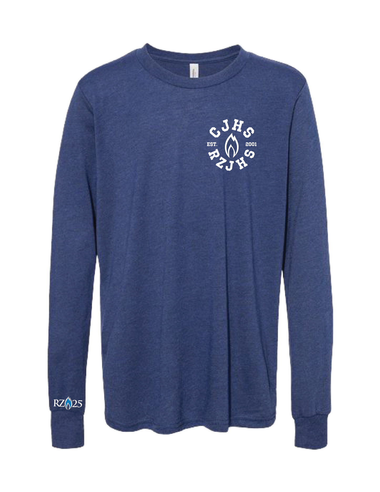 CJHS/RZJHS Circle Navy Long Sleeve Tee