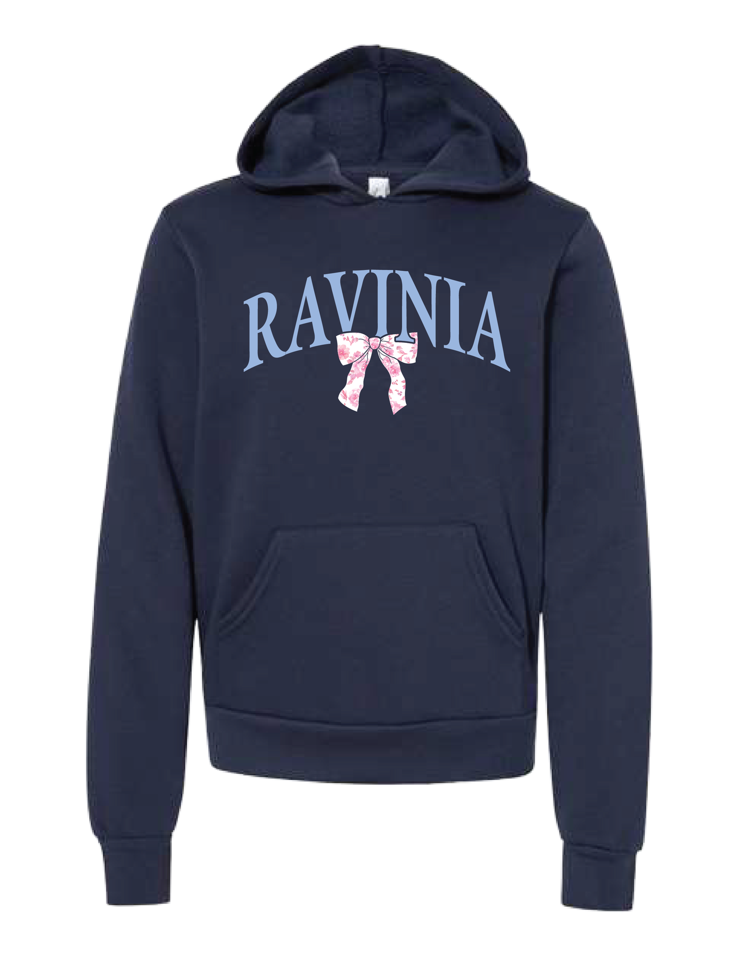 RAVINIA Blooming Bow Hooded Pullover
