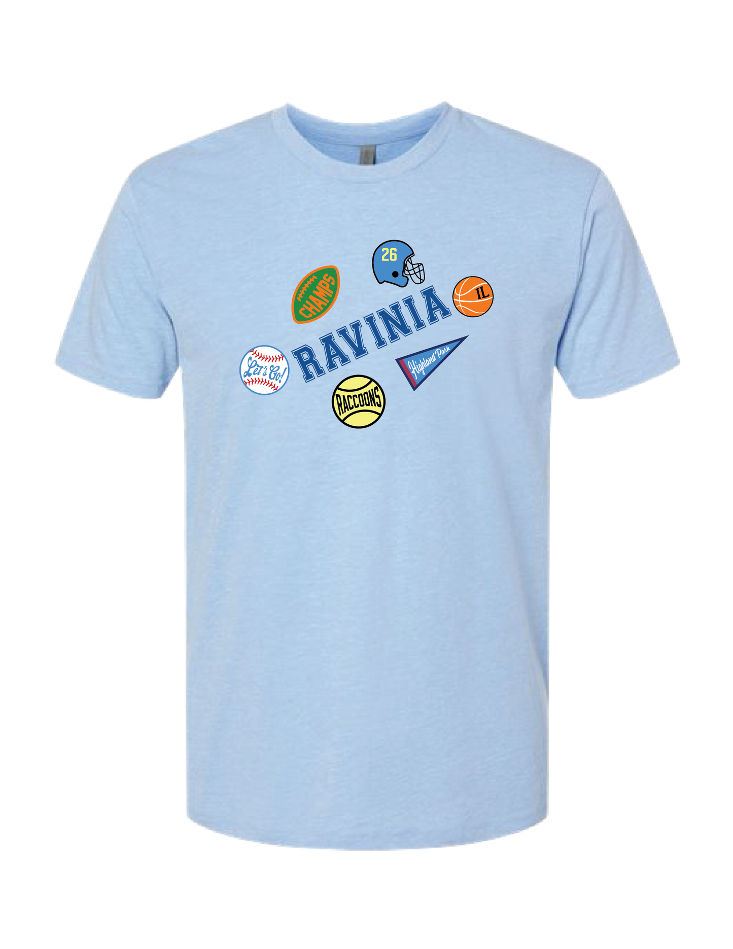 RAVINIA Sports Patches Tee