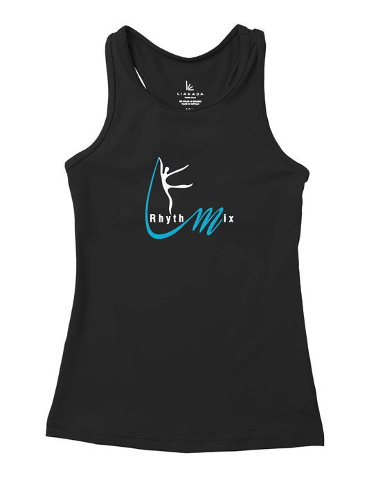 RHYTHMIX Black Racerback Tank