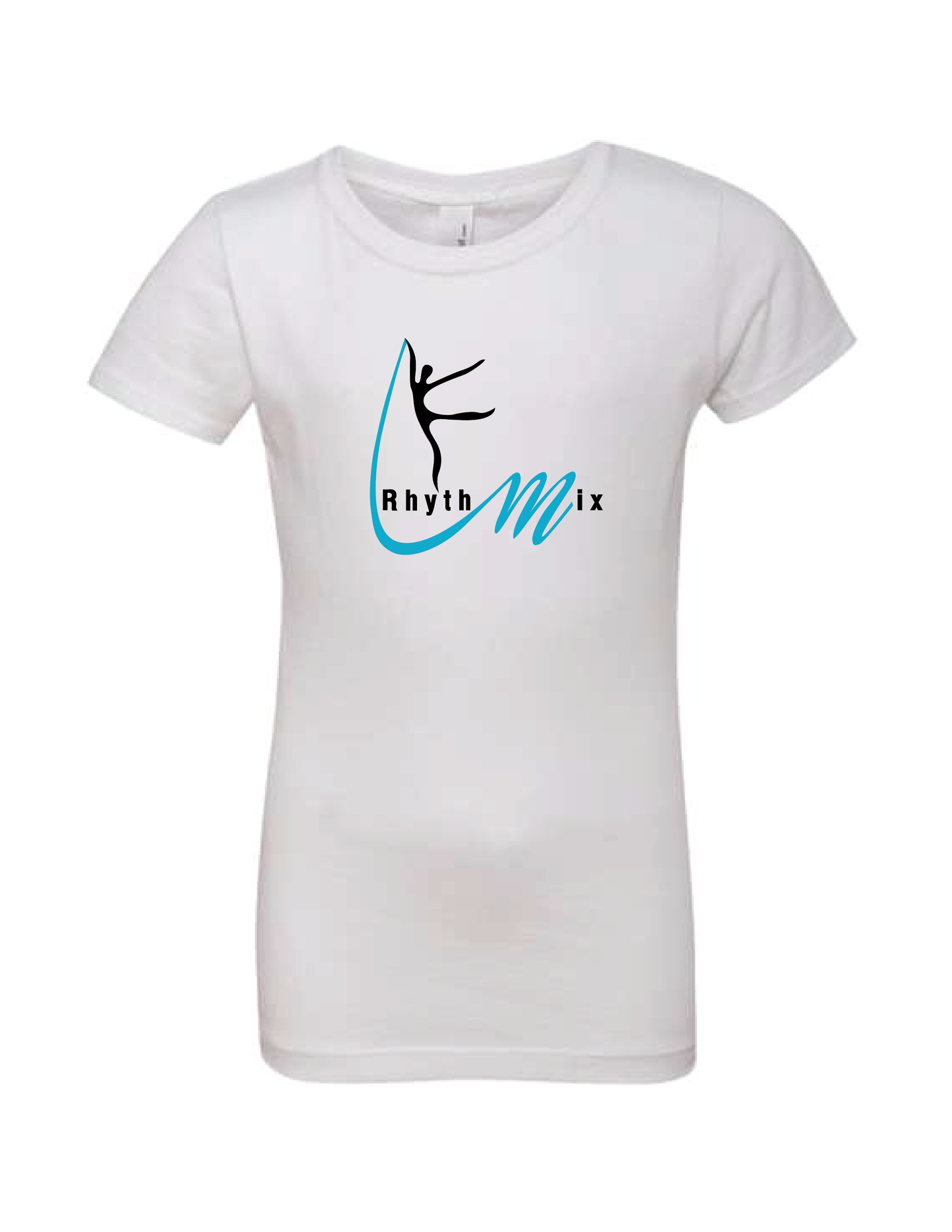 RHYTHMIX Logo White Slim Fit Tee