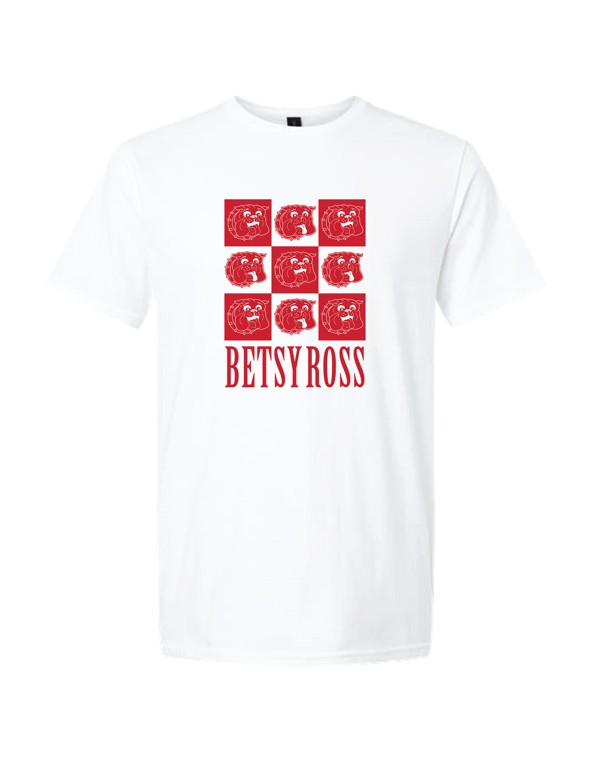BETSY ROSS Mascot Checker Tee