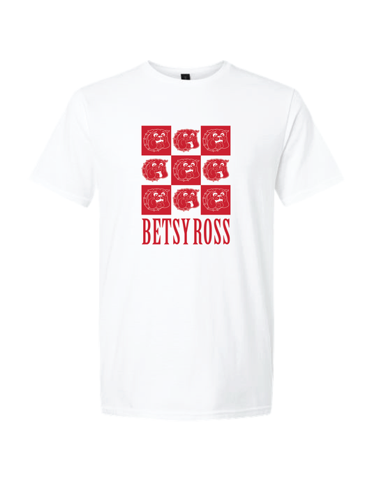 BETSY ROSS Mascot Checker Tee