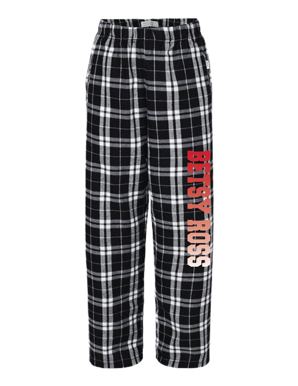 BETSY ROSS Ombre Block Flannel Pants