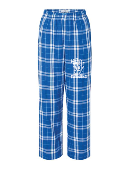 SOUTH PARK Let's Go Penguins Flannel Pants