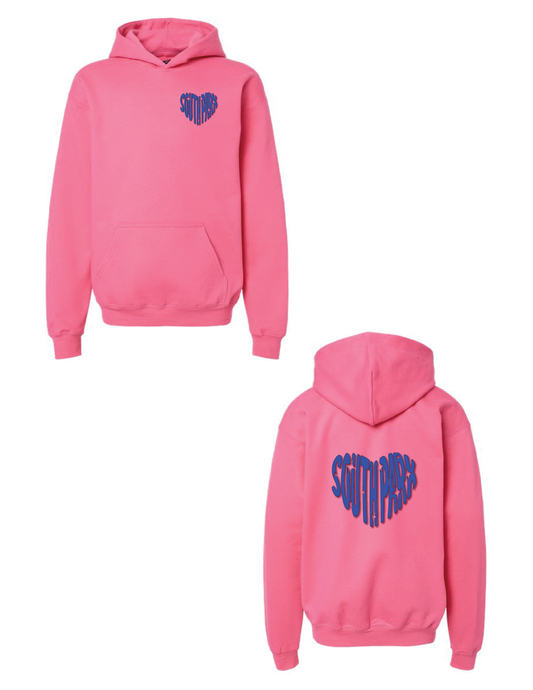 SOUTH PARK Heart Puff Hooded Pullover