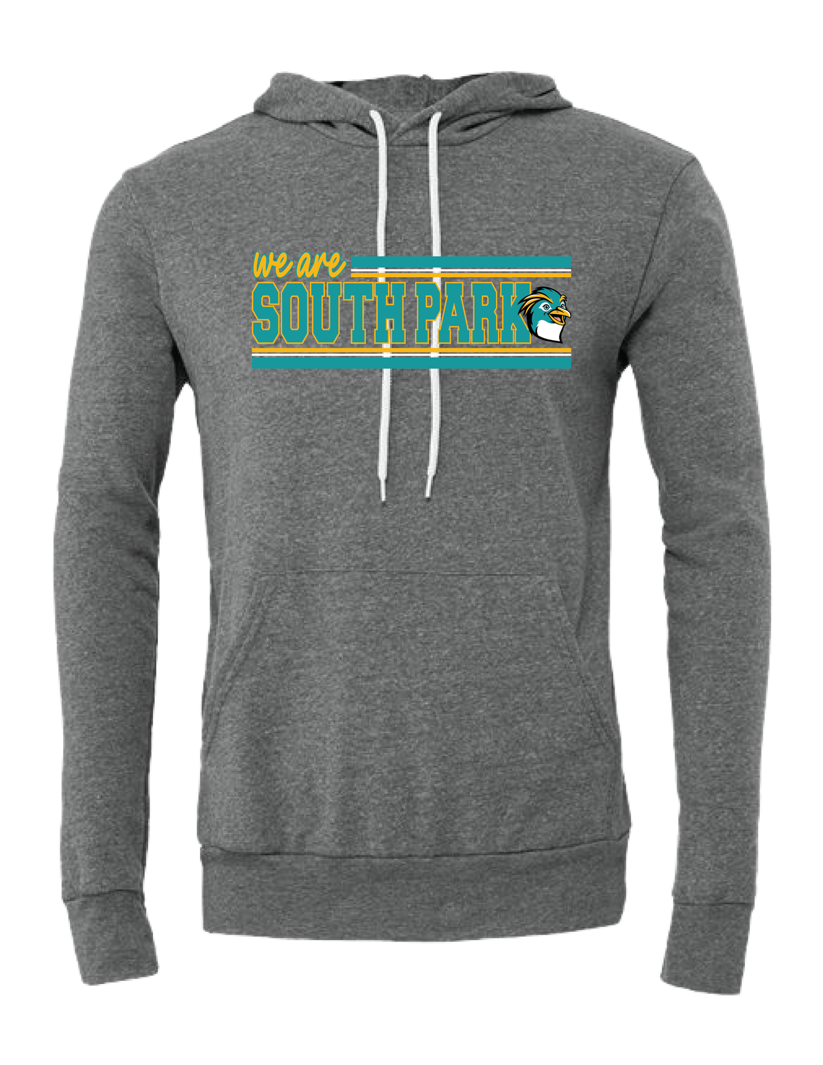 SOUTH PARK STAFF Collegiate Stripes Hooded Pullover