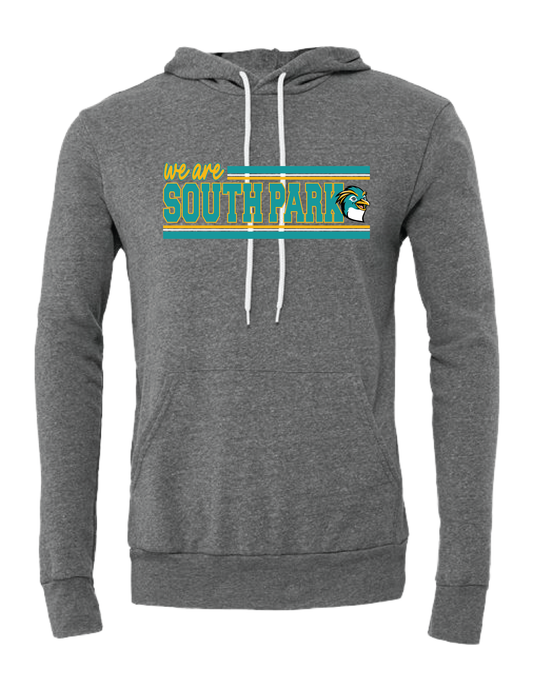 SOUTH PARK STAFF Collegiate Stripes Hooded Pullover