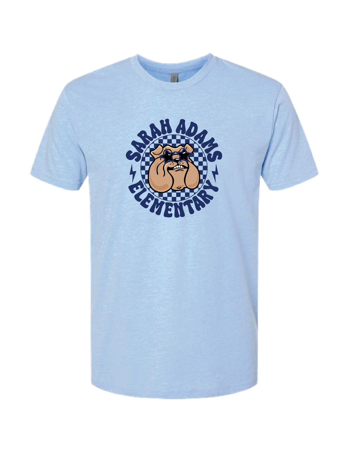 SARAH ADAMS Checker Circle Tee