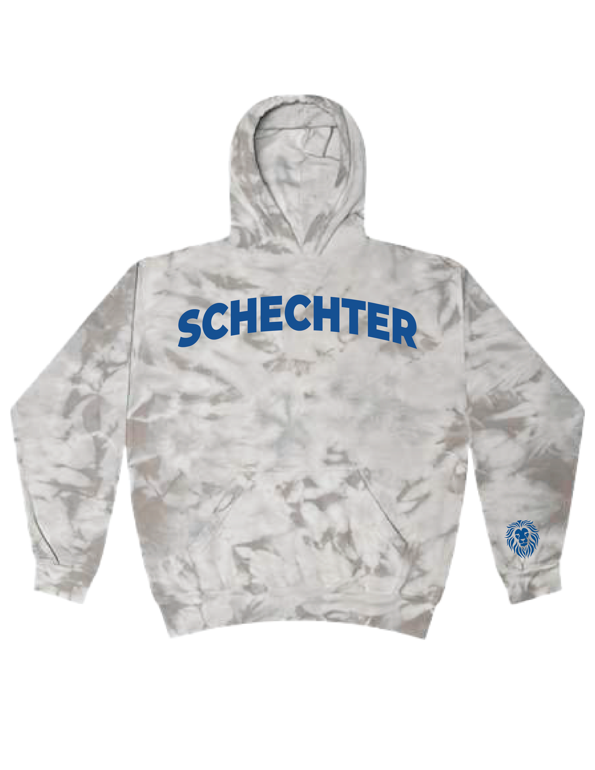 SCHECHTER Collegiate Tie Dye Hooded Pullover