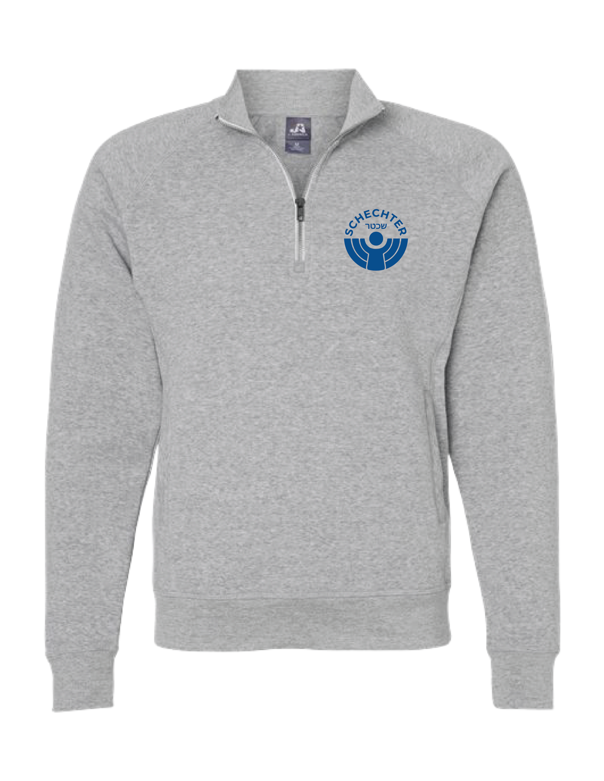 SCHECHTER Embroidered Logo Quarter Zip