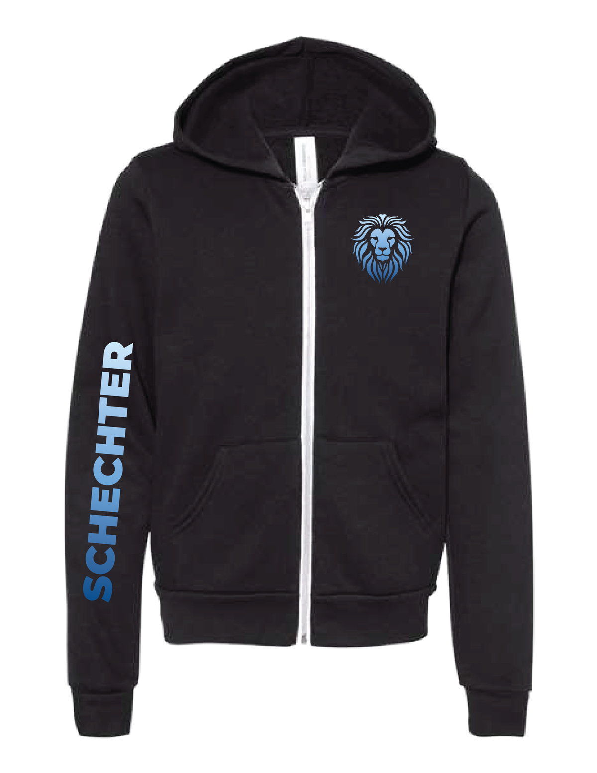 SCHECHTER Ombre Lion Zip Up