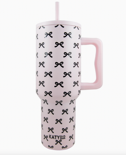 Pink Mini Bows 38oz Tumbler