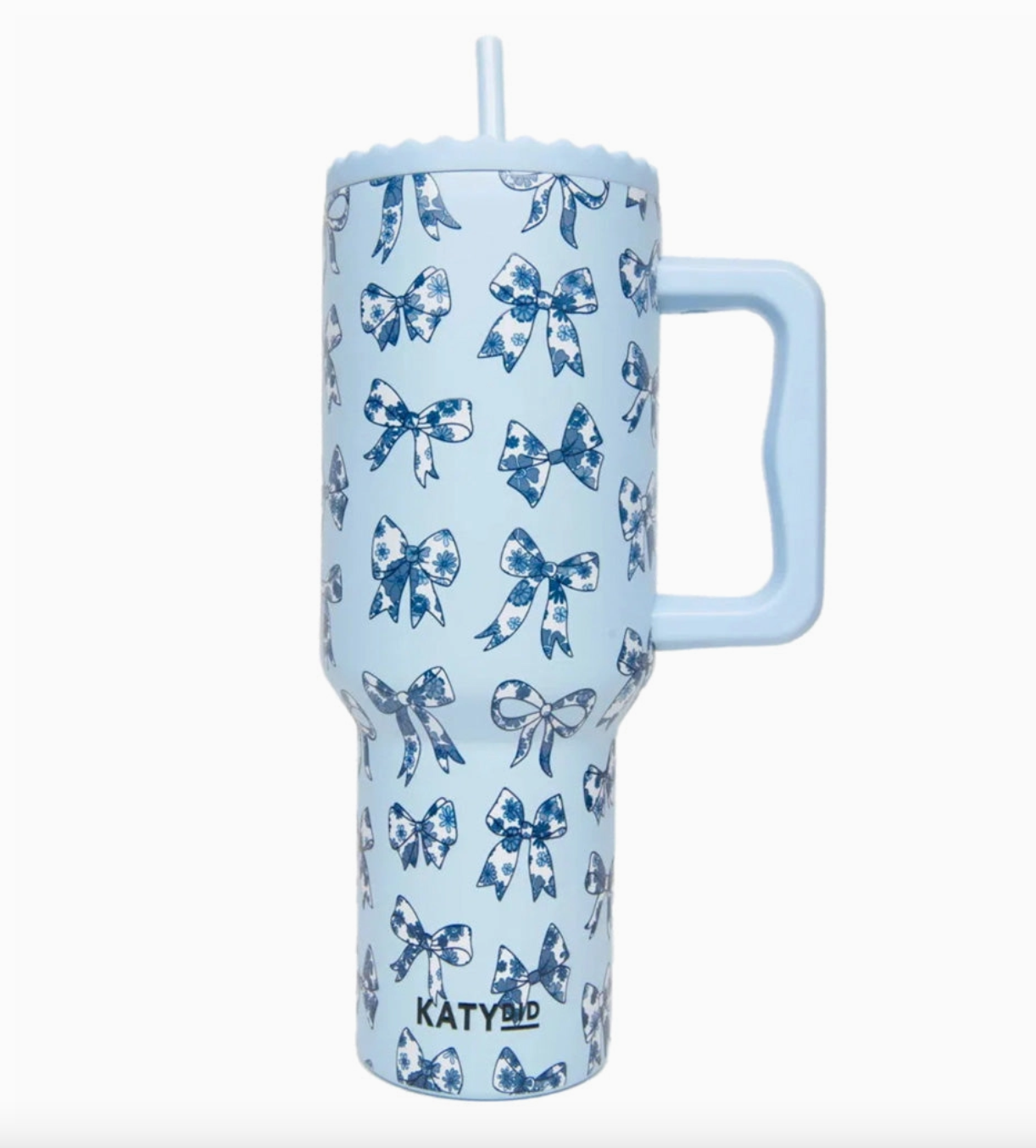 Blue Coquette Bows 38oz Tumbler