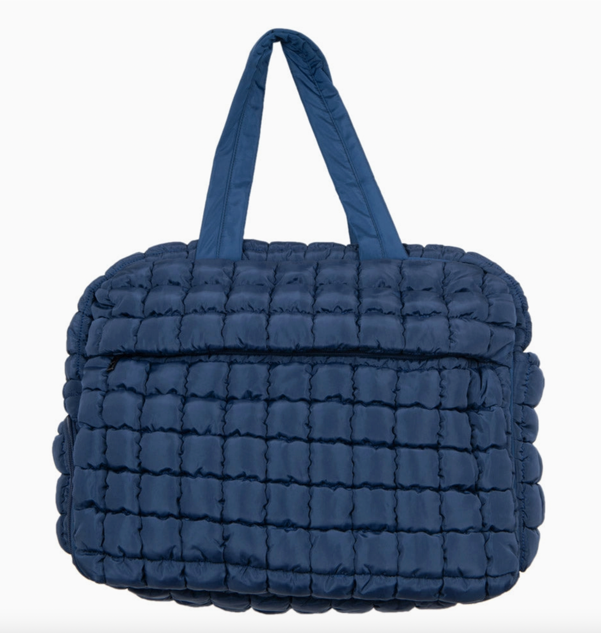 Puffy Quilted Weekender Duffle Bag