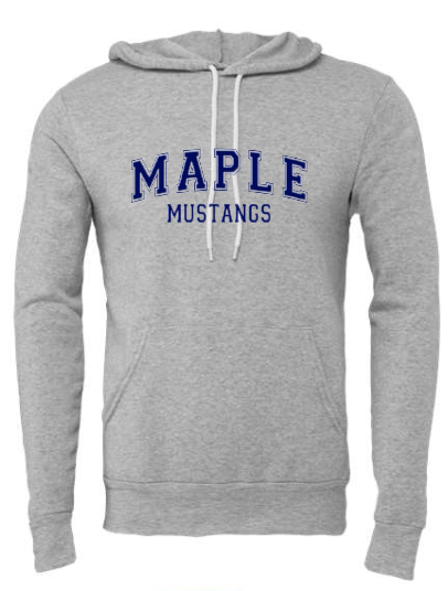 MAPLE Collegiate Outline Hooded Pullover