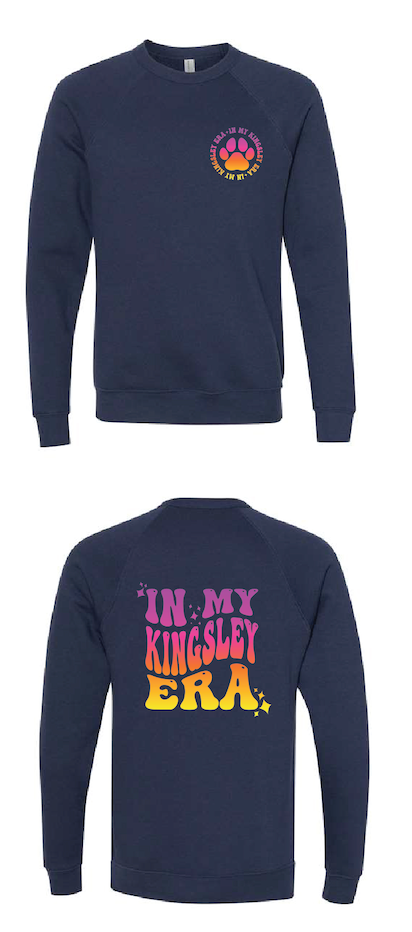 KINGSLEY Ombre Eras Crew Neck Pullover