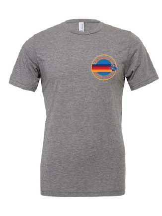 KINGSLEY Circle Nation Grey Tee