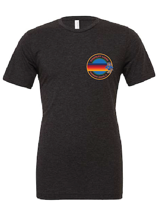 KINGSLEY Circle Nation Charcoal Tee