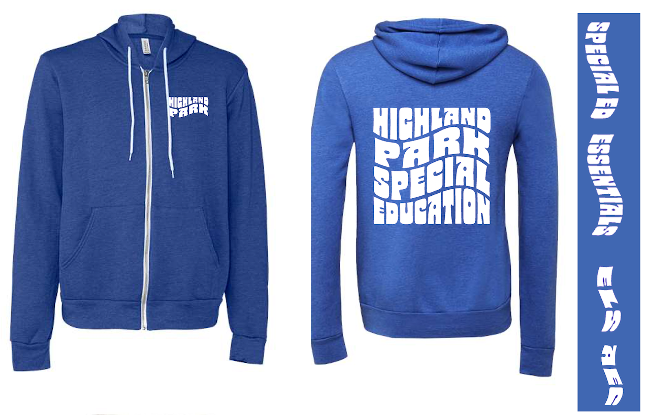 HPHS SPECIAL ED Wave Zip Up Hoodie