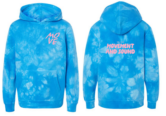 MOVEMENT & SOUND Tie Dye Hooded Pullover