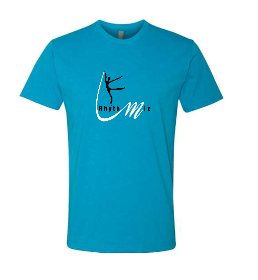 RHYTHMIX Turquoise Logo Tee