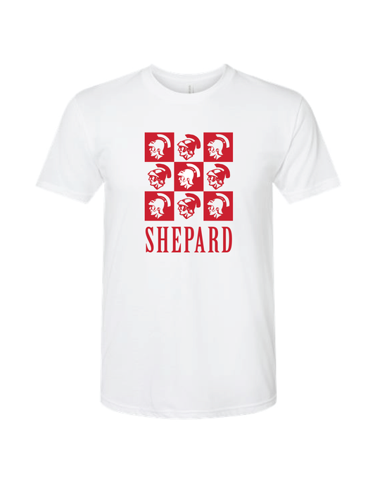 SHEPARD Mascot Checker Tee