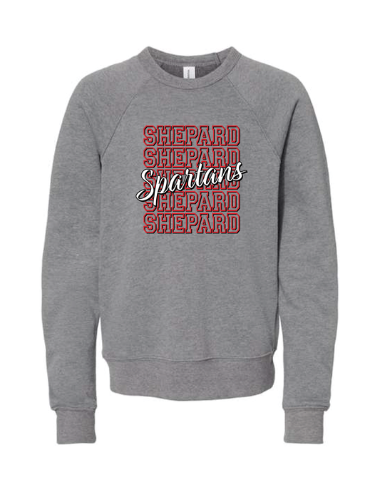 SHEPARD Shadow Repeat Crew Neck Pullover