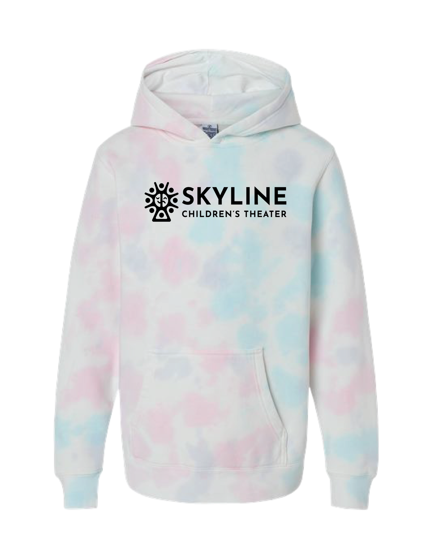 SKYLINE CHILDREN'S THEATER Logo Tie Dye Hooded Pullover