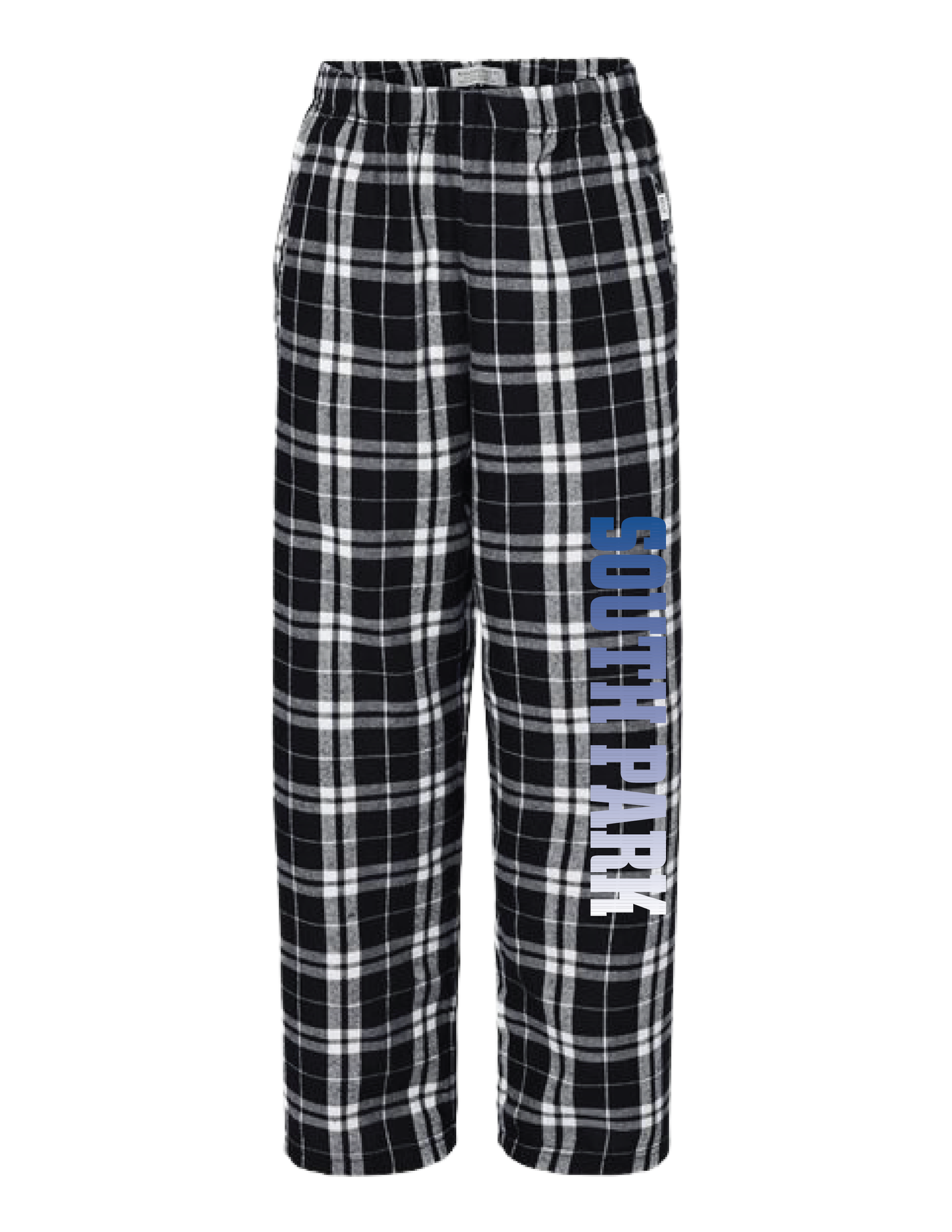 SOUTH PARK Blue Ombre Block Flannel Pants