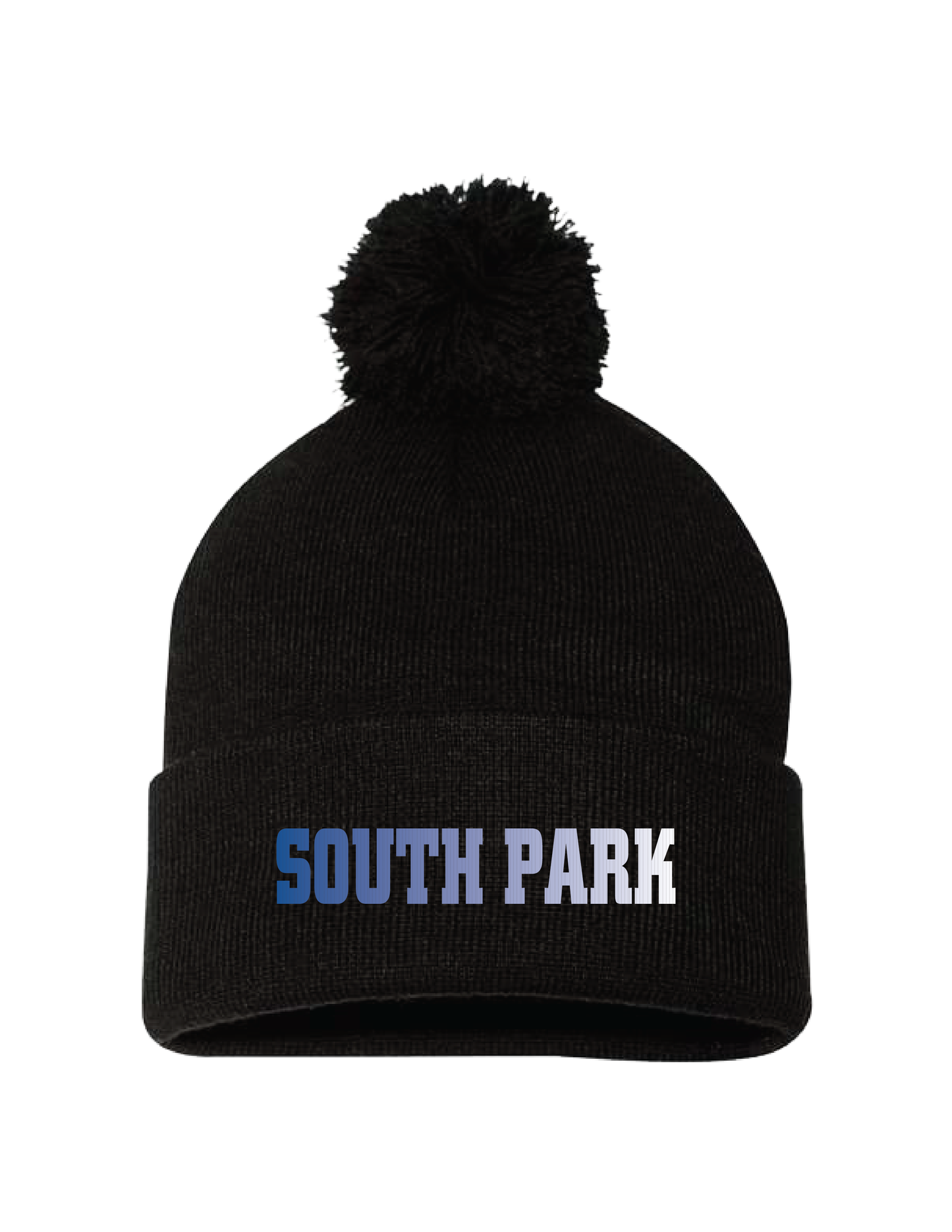 SOUTH PARK Blue Ombre Block Pom Beanie
