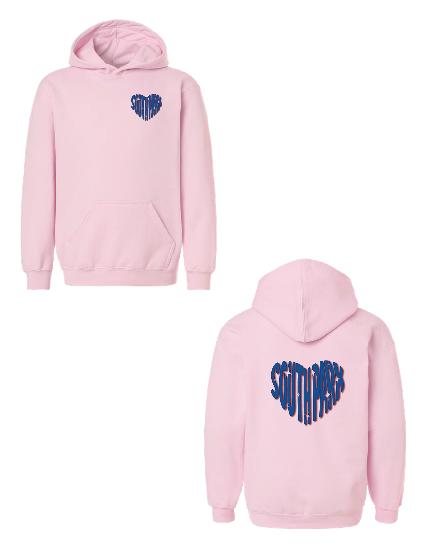 SOUTH PARK Heart Puff Hooded Pullover