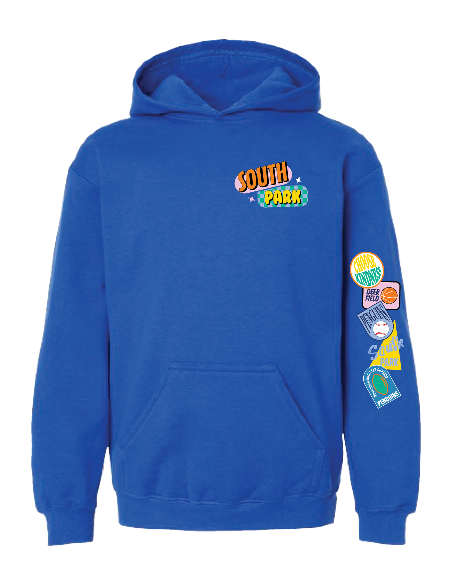 SOUTH PARK Sports Patches Hooded Pullover