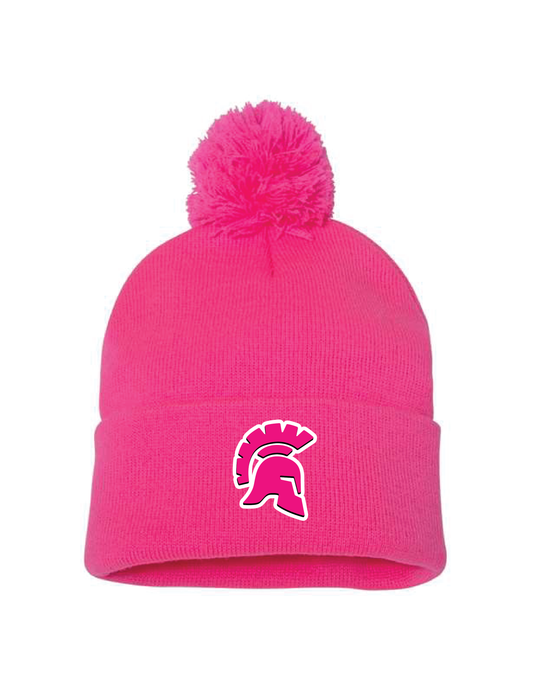 12U NORTHBROOK SPARTANS BASEBALL Pink Winter Hat