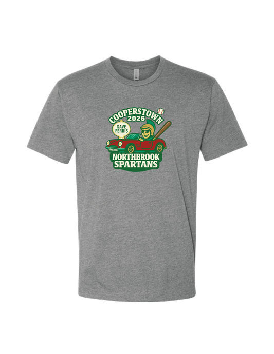 12U NORTHBROOK SPARTANS BASEBALL Cooperstown Tee